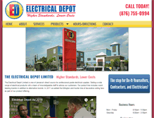 Tablet Screenshot of electricaldepotja.com